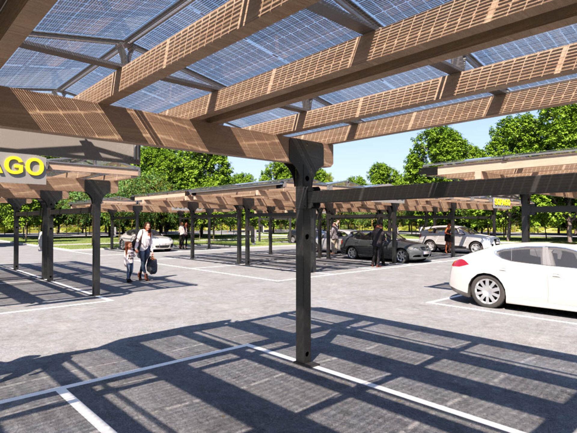 Read more about the article Clevere Kombination: Carport mit Solar